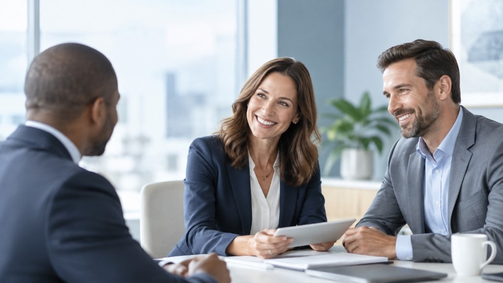 CMG team members meeting with a client around a conference table